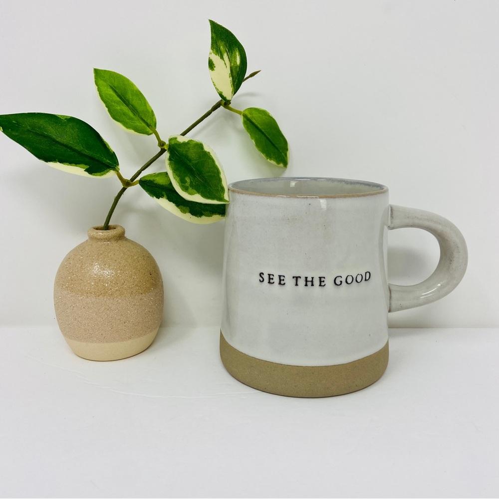 HEARTH & HAND with Magnolia "See The Good" Stoneware Pottery Mug